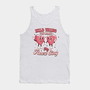 Wild Thing You Make My Heart Sing T Shirt Valentine T shirt For Women Tank Top